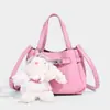 Bolso Cesta Elegante Diario para Mujer 2026 Primavera Nueva Moda Bolso de Hombro Cruzado Versátil Bolso de Mano Bolso Cubo