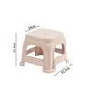 Taburete de plástico engrosado silla de plástico para el hogar taburete de plástico para zapatos banco de plástico taburete alto para adultos apilable venta al por mayor