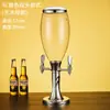 Dispensador de Cerveza de Doble Cabezal 3L, Máquina de Cerveza Comercial con Iluminación, Torre de Cerveza para Bares y KTVs, Dispensador de Bebidas de 5L