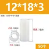 Plástico ABS Columna de Aislamiento Recta Pasante Manga de Tornillo Cilindro Hueco Nylon Espesor Aumentado Junta Arandela Columna Aislante Manga de Eje