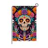 2026 Bandera de Jardín de Halloween de Amazon Cuadros Coloridos Estampado de Acuarela Decoración Exterior para Patio Bandera Fantasma Lindo