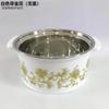 Olla Individual Pequeña Gruesa, Una Persona, Una Olla, Olla Pequeña Giratoria Comercial de Autoservicio, Cocina de Inducción, Olla Especial Anti-Escaldaduras para Shabu-Shabu