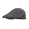 Gorra Newsboy con Tachuelas Retro para Mujer, Versátil Gorro Boina Casual para Primavera y Verano que Hace que la Cara se Vea Más Pequeña, Estilo Dulce Fresco Picante de Chica