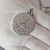Nuevo Collar de Titanio con Patrón de Doble Cara del Dios de la Riqueza de Cinco Vías Estilo Étnico Retro Chapado en Oro Negro Collar con Mantra Ligero Venta al por Mayor