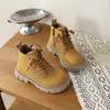 Dr. Infantil. Botas Martens 2026 Otoño/Invierno Nuevo Estilo Niños Estilo Británico Botas Individuales Niñas Botas de Cuero Retro de Media Pantorrilla Moda Botas Cortas