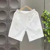 Moda Verão 2026 Novo Shorts Cargo com Bolso Grande Calças de Praia Versátil Americano Calças de Cinco Pontos Retas Largas Masculinas