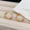Diseño de Nicho, Versátil para el Día a Día Colección de Pendientes Sencillos Chapados en Oro Real, Pendientes de Lujo Accesible de Gama Alta, Modernos y Personalizados