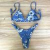 Bikini de Dos Piezas para Mujer con Estampado, Traje de Baño sin Espalda, Bikini Negro con Lunares, Secado Rápido, Estilo de Dos Piezas Ajustado