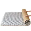 Tapete de Rattan, tapete de resfriamento dupla face, protetor de colchão para dormitórios estudantis, colchão de solteiro, uso doméstico, almofada macia espessada para dormir no chão
