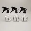 Botella de riego Botella pulverizadora para jardinería y peluquería Botella pulverizadora Transparente Maquillaje Manual Tijeras de barbería Botella de agua pulverizadora