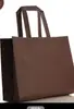 Bolsa de tela no tejida para hacer bolsa de compras bolsa de regalo publicitaria bolsa no tejida tridimensional producción en stock