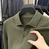 Nuevo Suéter Básico de Invierno 2025 para Hombre, Engrosado, de Mediana Edad, Holgado, Color Sólido, Casual, Suéter de Punto con Cuello Campana para Hombre al por Mayor