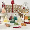 Oferta Especial por Tiempo LimitadoVela Aromática Navideña Xinsheng Adorno Creativo de Dibujos Animados Caja de Regalo Materiales Decorativos de Arte Floral