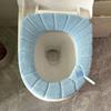 Atacado de fábrica capa de assento almofadado para vaso sanitário lavável almofada de anel para vaso sanitário multi-estilo necessidades diárias domésticas almofada quente para vaso sanitário