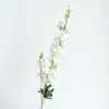 Flores Artificiales de Terciopelo Delphinium Seda, Jacinto y Hierba Fénix para Decoración de Interiores del Hogar, Arreglos Florales, Decoraciones de Pasillo de Boda y Decoración de Fondo