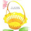 Cesta de flores portátil Qingming, tienda de flores, cesta de plástico, cesta de regalo para flores y frutas, cesta de flores hueca, embalaje de flores