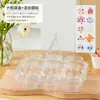 Caixa de embalagem para cupcake para 4/6 unidades, forma de muffin de 2 peças para creme de confeiteiro, caixa transparente para tortinha de ovo para assar e levar