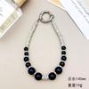 Venta Caliente Estilo Lujo Ligero Cadena para Teléfono Móvil Incrustada de Diamantes Funda para Teléfono Móvil Colgante Decorativo Anillo de Diamante Cuerda Anti-pérdida para Teléfono Móvil Lodo Cerámico Correa para Teléfono Móvil