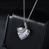 Big Love Pingente AAA Zircon Incrustado Elegante e Generoso Direto Da Fábrica Lote Misto Primeira Jóia Colar Personalizado Em Forma De Coração
