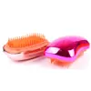 Atacado de fábrica pente de massagem plástico em formato de sabonete cor de galvanoplastia pente de massagem em formato de sabonete pente de massagem com galvanoplastia pente de cabelo