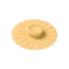 Tampa de Silicone Criativa para Copo com Flor Tampa de Silicone de Grau Alimentício Girassol à Prova de Poeira e Vazamento Tampa para Xícara de Chá Xícara de Café