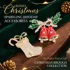 Broche de Aleación Ecológico de Dibujos Animados Navideños Campana de Viento Navideña Linda Transfronteriza Pin Accesorios de Ropa Mini Modernos