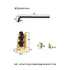Puente de Guitarra Eléctrica Doble Trémolo Bloqueador de Cuerdas para Guitarra Eléctrica Dispositivo Bloqueador de Cuerdas Puente de Cuerdas Bloqueo de Guitarra 42mm 43mm
