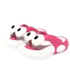 Nuevas chanclas de verano ins lindas de dibujos animados con ojos grandes para mujer, adecuadas para usar en casa y al aire libre, con suelas gruesas, antideslizantes y resistentes al desgaste