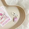 Lindo Jardín de Infancia Sanrio Broche de Langosta Colgante Original para Mochila Escolar Niña Llavero de Dibujos Animados Regalo para Novia Accesorios