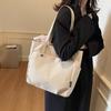 Bolso Tote de Moda Estilo Coreano para Mujer 2026 Primavera Nuevo Elegante Casual Lona Bolso de Hombro con Tacto de Alta Calidad