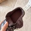 Zapatos de piel de lunares estilo coreano para niñas, zapatos de princesa retro de encaje y lazo para otoño/invierno, zapatos infantiles de suela blanda con velcro