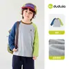 69.9 por Cualquier 3 Artículos Camiseta de Manga Larga para Niños Dudu Camiseta Básica de Otoño para Niños Ropa Infantil de Moda para Niñas