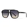 Gafas de Sol Modernas Retro de Marca Grande Europeas y Americanas para Mujer, Gafas de Sol Estilo Ins, Gafas de Sol Versátiles de Moda Lh315