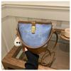 Bolso Retro Estilo Coreano para Mujer 2026 Nuevo Primavera y Verano Bolso Cubo Simple y Único Bolso Cruzado de Hombro de Nicho