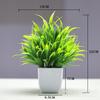 Venda quente transfronteiriça Simulação de planta Planta falsa Planta verde Decoração interna e externa Simulação de eucalipto em vaso de plástico Planta pequena em vaso
