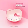Sanrio Hello Kitty Vajilla Infantil Mesa para Niños Hogar Bol para Comida de Bebé Plato con Compartimentos Impermeable Antiescaldados Forma de Plato Taza de Leche