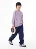 Ropa Infantil DK 26 Otoño Estilo Japonés Niñas y Niños 210G Algodón Puro Pantalones de Guadaña Infantiles y Juveniles Ropa de Trabajo Casual Pantalones Largos