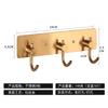 Ganchos de Acero Inoxidable sin Clavos de Múltiples Filas Transfronterizos con Adhesivo Fuerte para Cocina y Baño, Ganchos de Pared sin Clavos, Ganchos de Pared Adhesivos sin Rastro