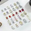 Bolsa de Dinheiro da Sorte para Ano Novo, Joia, Bolsa de Dinheiro de Zircônia Brilhante de Luxo Leve, Acessórios para Nail Art Estilo Chinês Olho de Gato Atacado