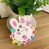 Mini clipe infantil bonito dos desenhos animados princesa hairpin menina quebrado grampo de cabelo doce cor acessórios para o cabelo do bebê