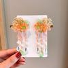 Hanfu Headwear Feminino Antigo Grampo de Cabelo Infantil Estilo Nacional da Menina Andando Borla Grampo de Cabelo Acessórios de Cabelo Antigo da Menina