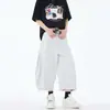 Versátiles Pantalones Cortos de Mezclilla Lavada Estilo Retro Americano para Hombre, Nuevo Estilo High Street Verano 2025, Corte Holgado, Largo de Siete Puntos