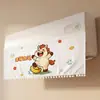 Cortina bloqueadora de aire acondicionado de pared para dormitorio, sala de maternidad y habitación de bebé, no requiere perforación, previene el flujo de aire directo