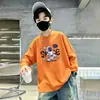 Camiseta de manga larga para niño, nuevo modelo primavera y otoño 2026, algodón puro, para niños mayores, ropa de otoño para niños, camiseta de otoño para niños