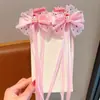 Adorno de Frente de Lazo para Niños Super Hada Cadena de Frente con Borla de Perla de Sirena Colgante de Oreja de Sirena Adorno Dulce para la Cabeza de Niña