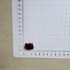 Novo patch de cabeça de gatinho vermelho escuro de desenho animado com bordas vermelhas e superfície preta, acessório para grampo de cabelo e capa de celular com cola de creme DIY