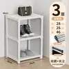 Armário de Sapatos Simples para Uso Doméstico na Sala de Estar, Quarto, Dormitório, Sapateira de Plástico, Prateleira de Armazenamento Multi-Camadas à Prova de Poeira para Entrada, Tipo de Chão