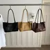 Bolsa tote com padrão trançado mãe e filha, nova moda verão 2026, grande capacidade, versátil, design de alta qualidade, de ombro e de mão