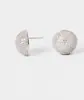 Pendientes Redondos Brillantes Serie Estrella para Mujer, Diseño Original de Nicho Versátil con Diamantes, Aspecto Elegante y de Alta Gama, Broches de Plata S925