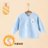 Roupa Quente para Bebê Peça Única com Forro de Fleece Primavera Outono Inverno Cardigan Espesso para Bebê Roupas de Outono Sem Costura Roupa Íntima para Recém-nascidos Meninos e Meninas
